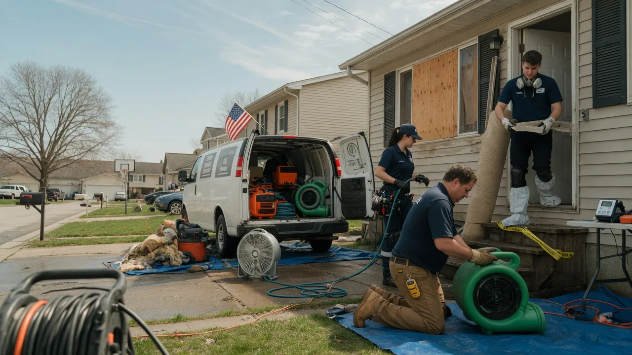 Water Damage Restoration in New Columbia, PA near me